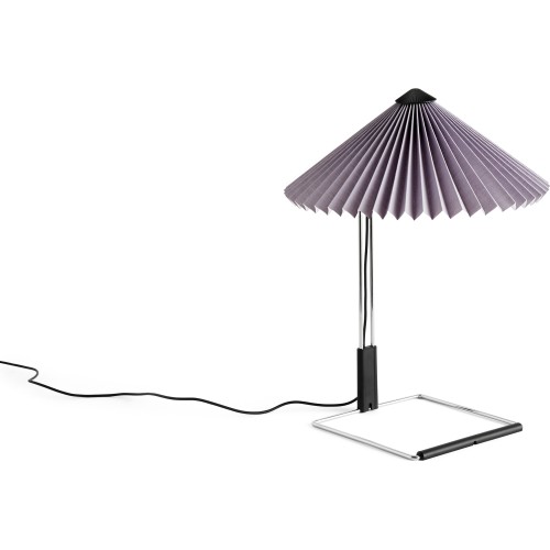 Lampe de table Matin – Ø30 x H38 cm – Lavande / Base miroir - HAY