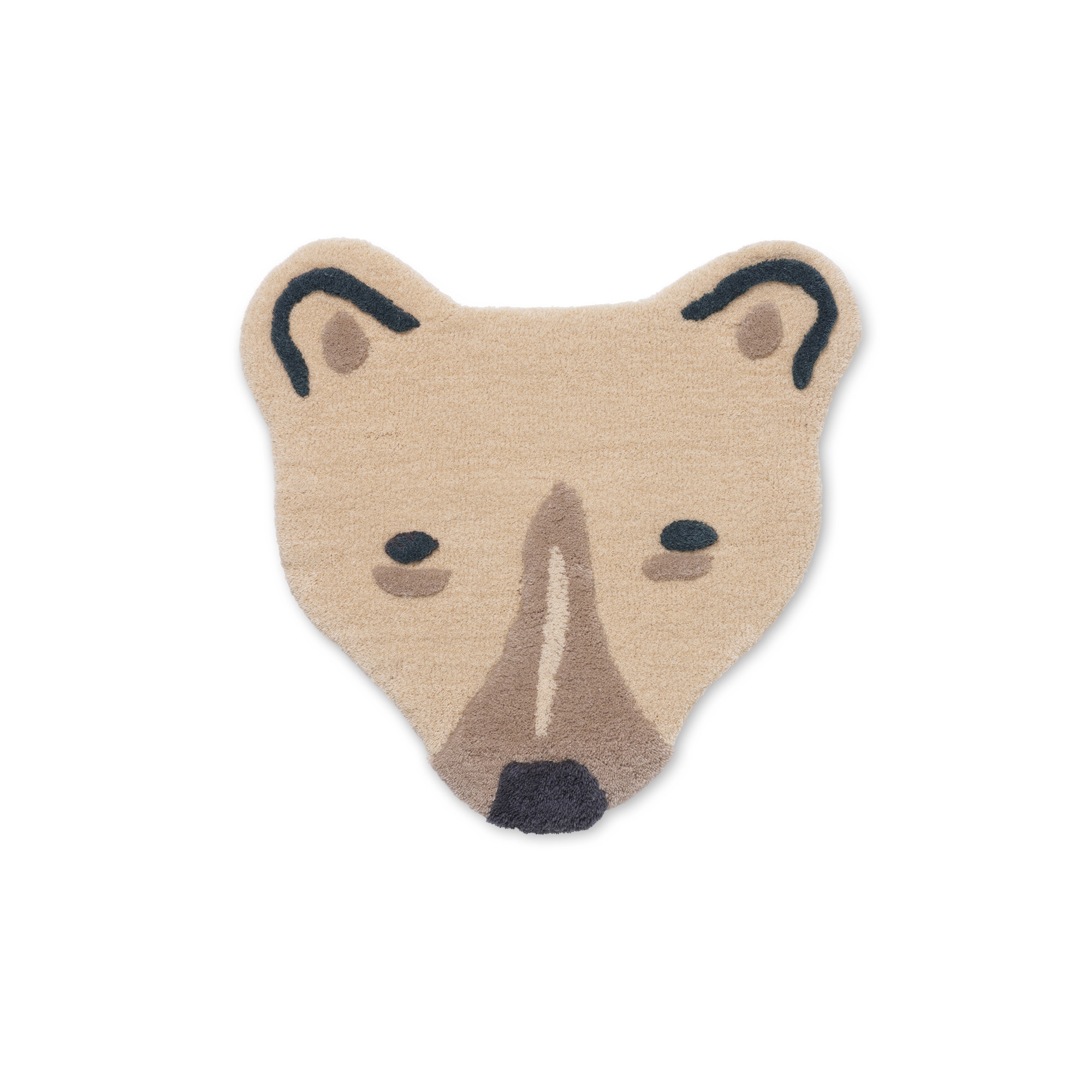 Polar bear Head - tufted rug