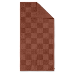 SOLD OUT Red brown tonal - Duo quilted blanket - Ferm Living