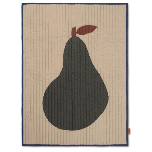 SOLD OUT - Pear quilted blanket - Ferm Living