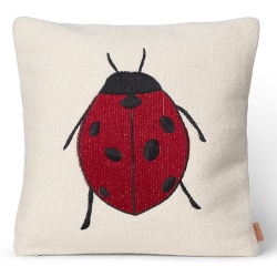 EPUISE - 40x40cm - coussin Forest - Coccinelle - Ferm Living