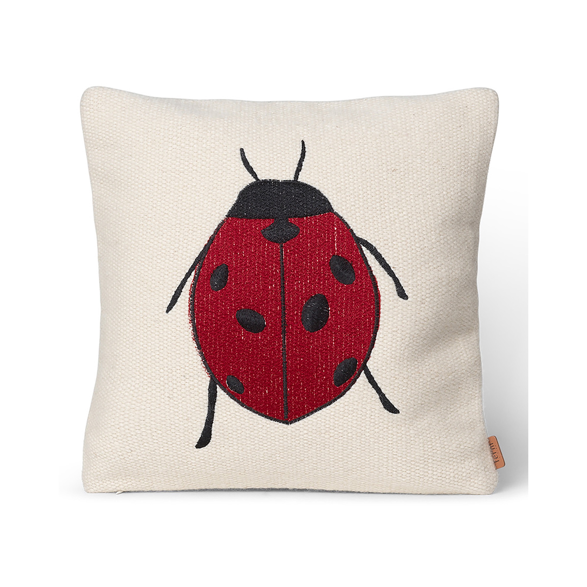 EPUISE - 40x40cm - coussin Forest - Coccinelle - Ferm Living