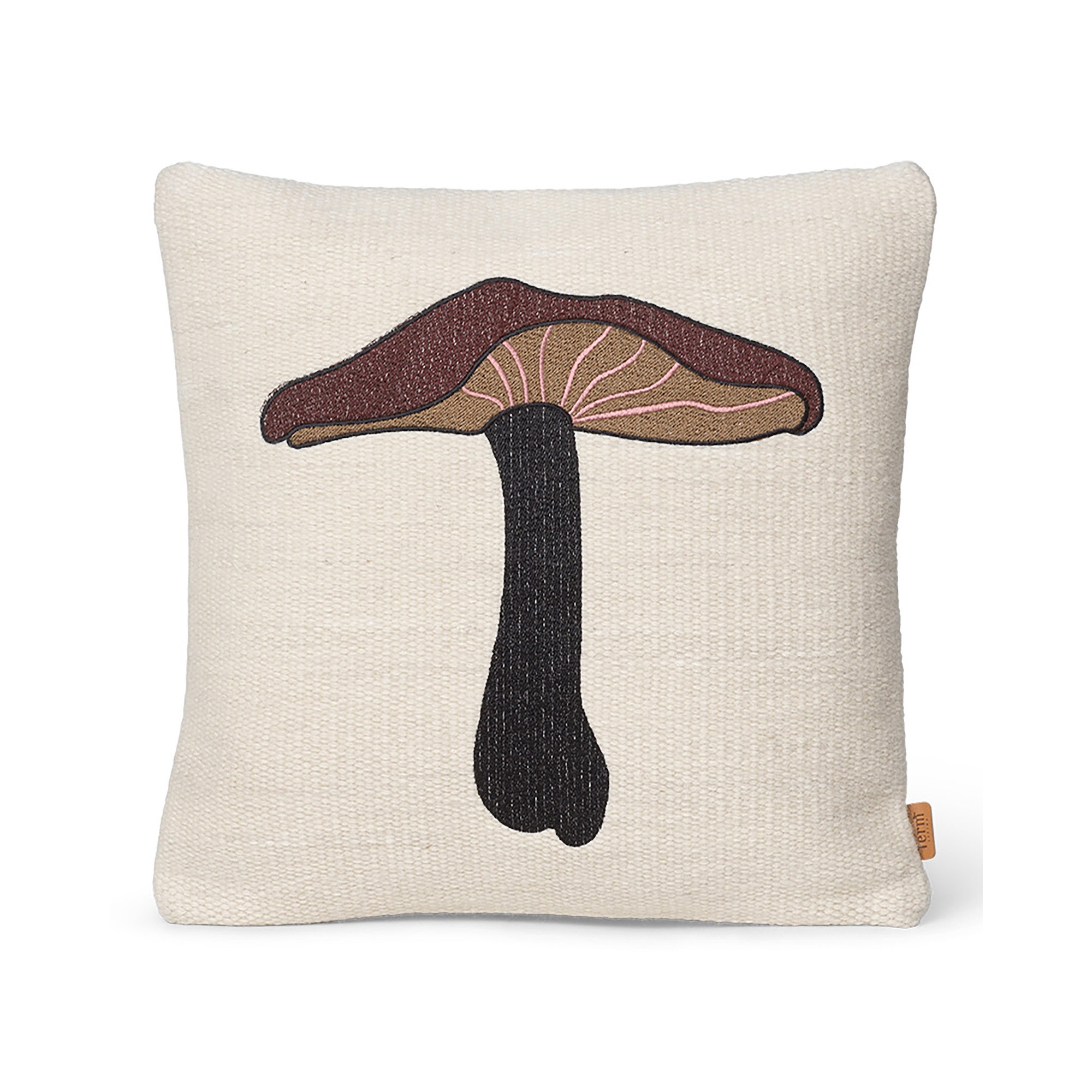 EPUISE - 40x40cm - coussin Forest - Champignon Lactaire - Ferm Living