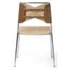 chrome/oak/cognac - Torso chair - Design House Stockholm