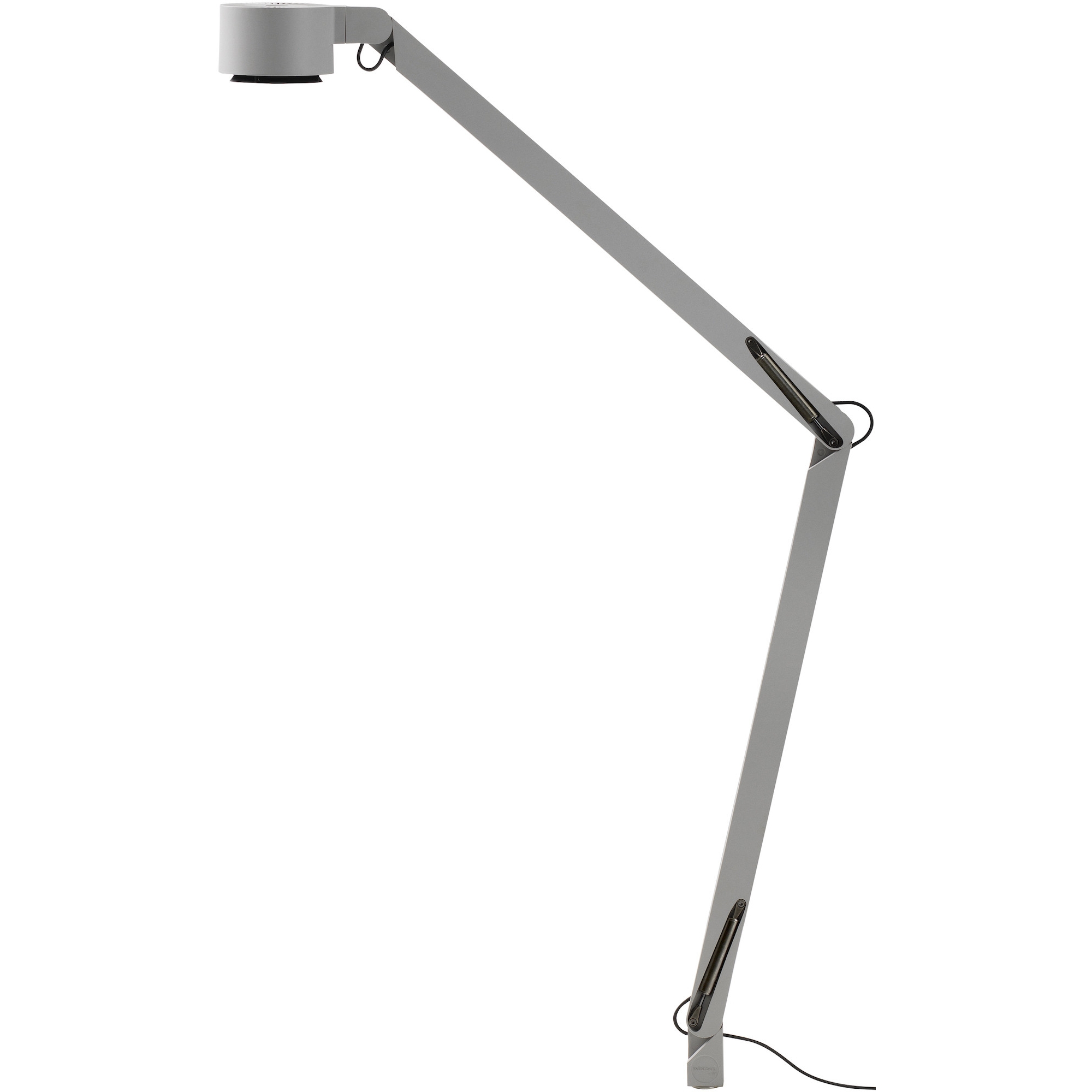 W127 Winkel p2 Pin table lamp – Grey - Wästberg