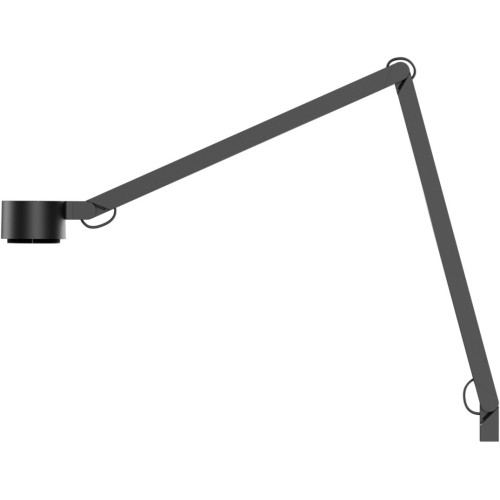 Lampe de table à tige W227 Winkel p – Aluminium Noir - Wästberg