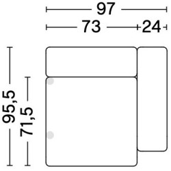 1065 - Mags Low Armrest - HAY modular sofa - HAY