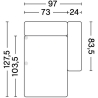 8165 - Mags Low Armrest - canapé modulable HAY - HAY