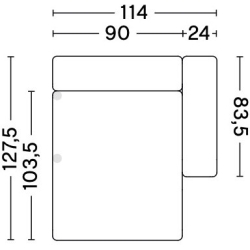 8265 - Mags Low Armrest - canapé modulable HAY - HAY