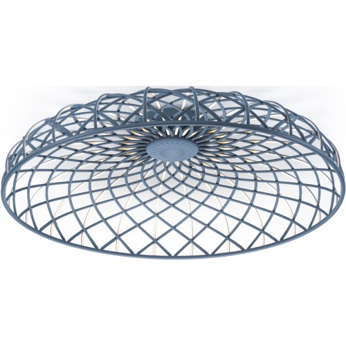 Skynest ceiling lamp – tourmaline blue (F6393003) - Flos