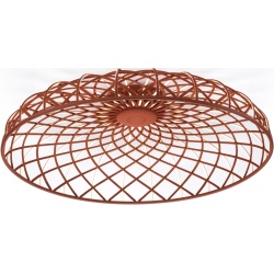 plafonnier Skynest – rouge brique (F6393035) - Flos