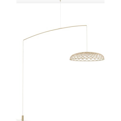 suspension / lampadaire Skynest Motion – amande (F6394017) - Flos