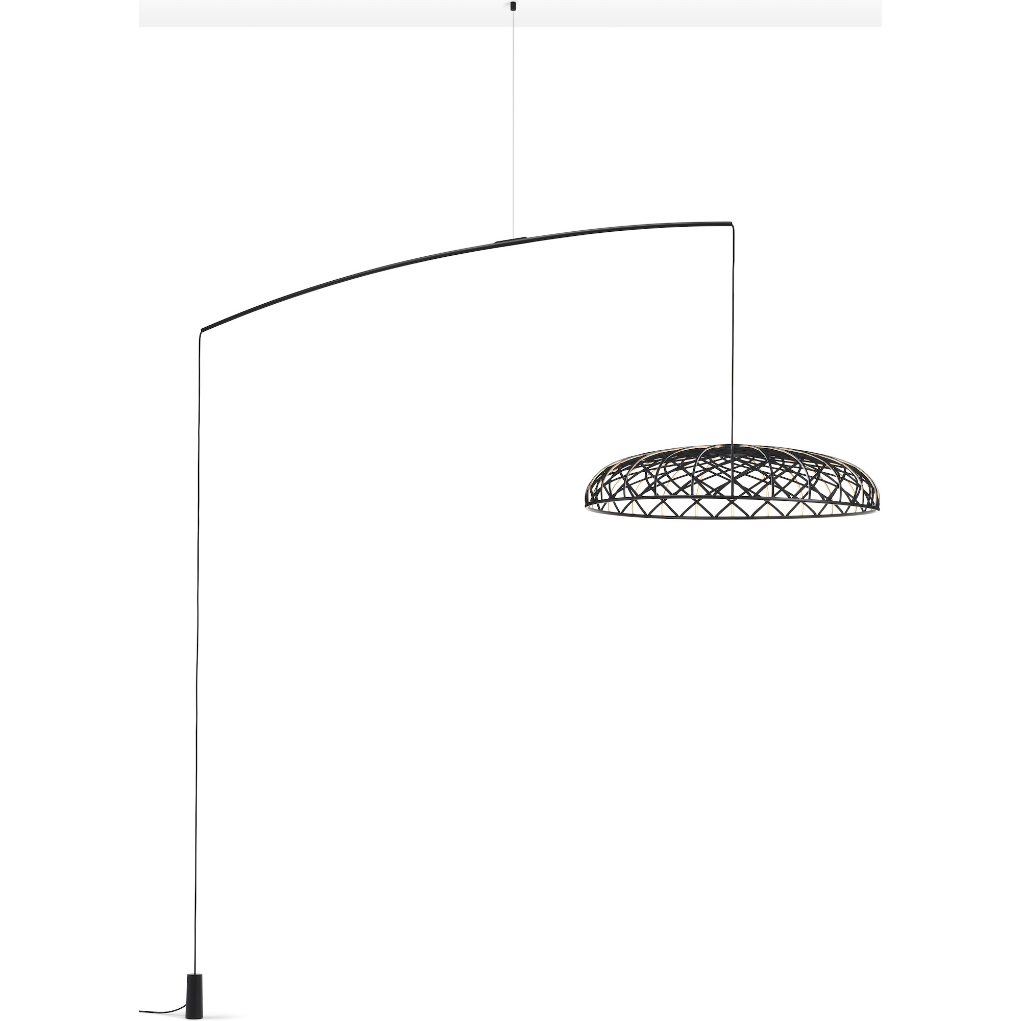 Skynest Motion pendant / floor lamp – anthracite (F6394031) - Flos