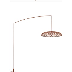 suspension / lampadaire Skynest Motion – rouge brique (F6394035) - Flos