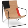 Desert Adult chair – block – Black - Ferm Living