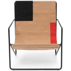 Desert Adult chair – block – Black - Ferm Living