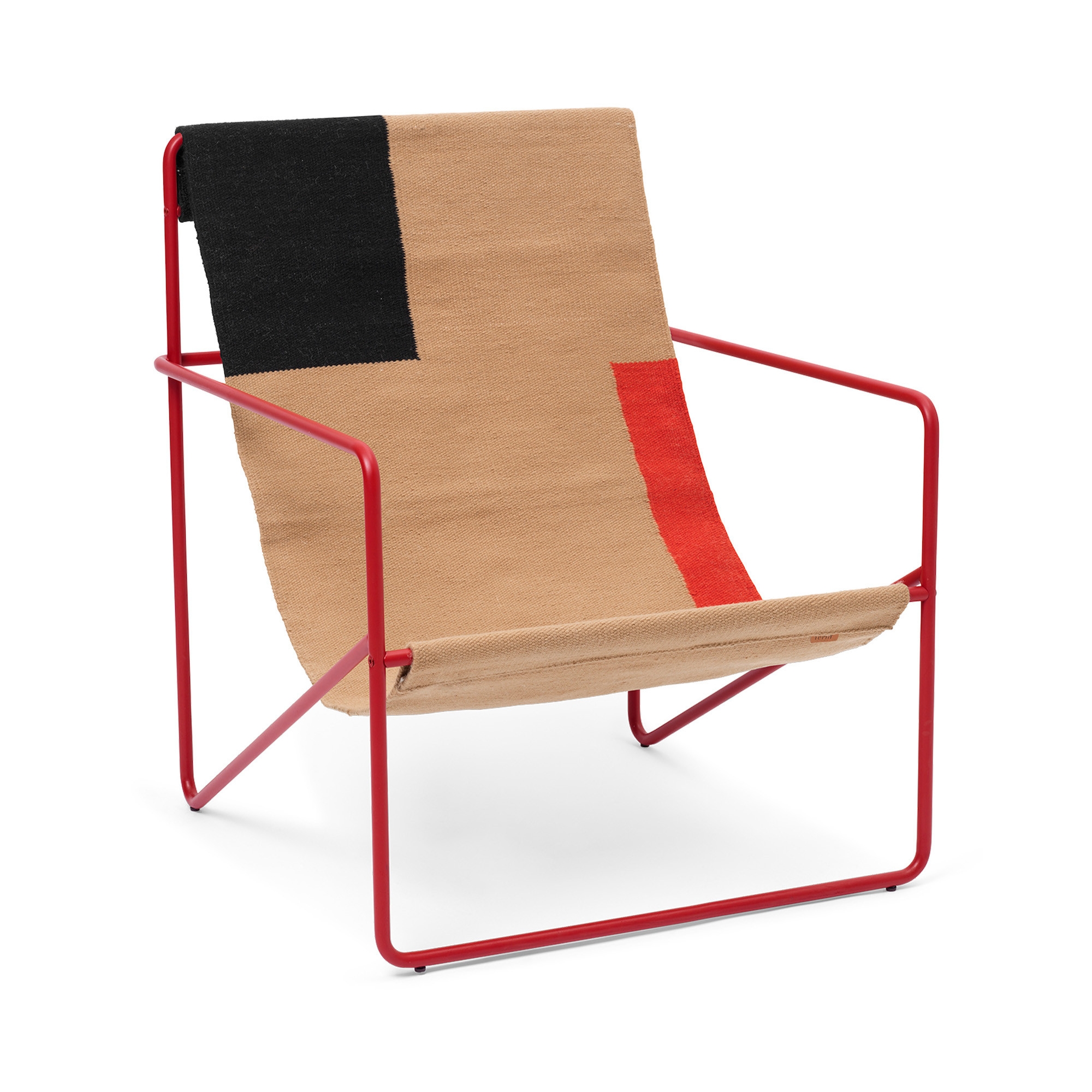 Desert Adult chair – block – Poppy red - Ferm Living