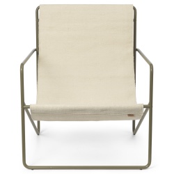 Desert Adult chair – cloud – Olive - Ferm Living