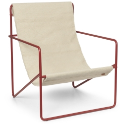 Fauteuil adulte Desert – cloud – coquelicot - Ferm Living