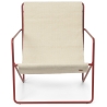 Fauteuil adulte Desert – cloud – coquelicot - Ferm Living