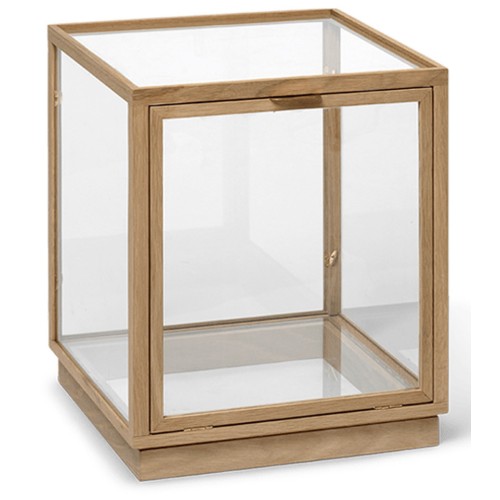 Miru glass display case - Natural oak - Ferm Living