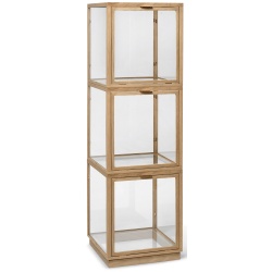 Miru glass display case - Natural oak - Ferm Living