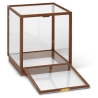 Miru glass display case - Dark stained oak - Ferm Living