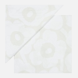 Unikko blanc gris 552698 - Serviettes en papier