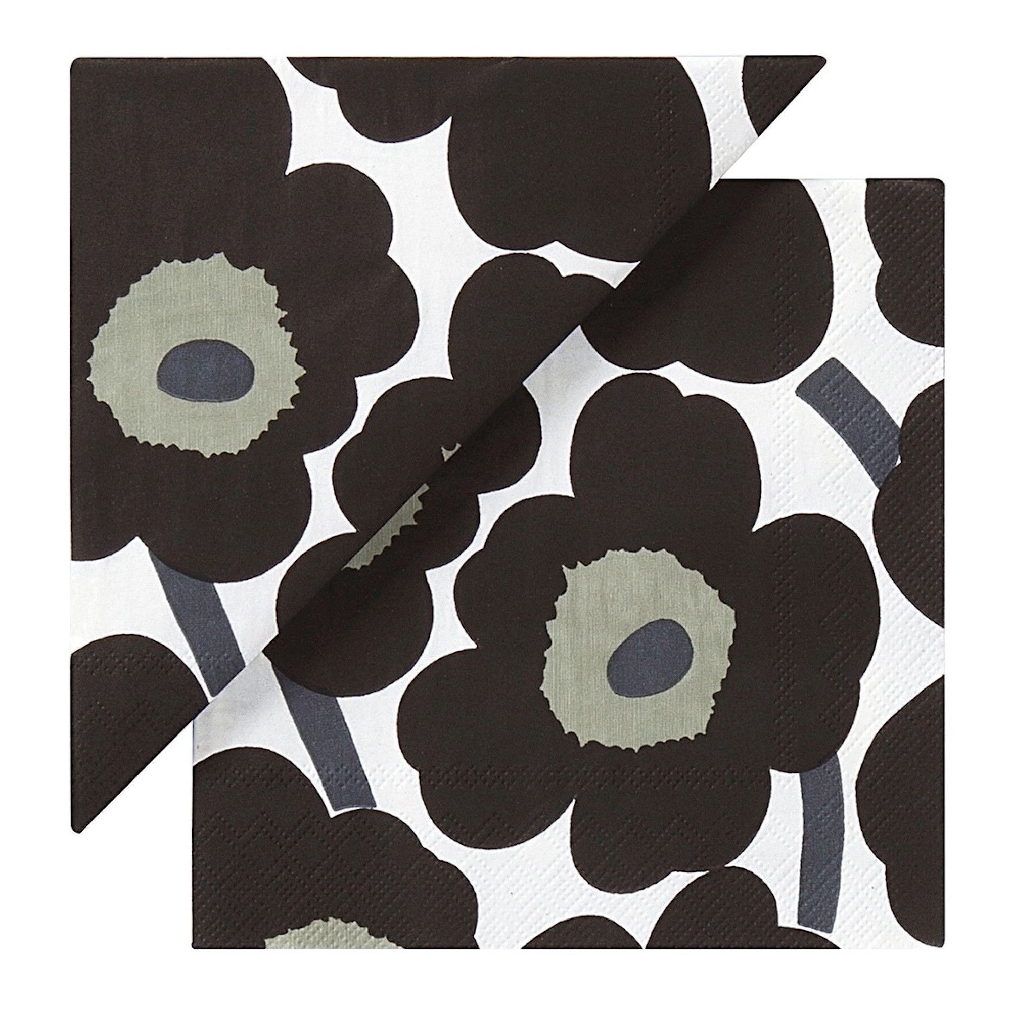 Unikko white black 552697 - Paper napkins