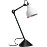 noir / rond blanc, intérieur cuivre - Gras 205 - lampe de table - DCW éditions