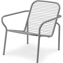 Fauteuil lounge Vig Métal – Gris - Normann Copenhagen