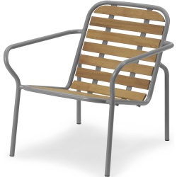 Vig Lounge Chair Wood – Grey - Normann Copenhagen