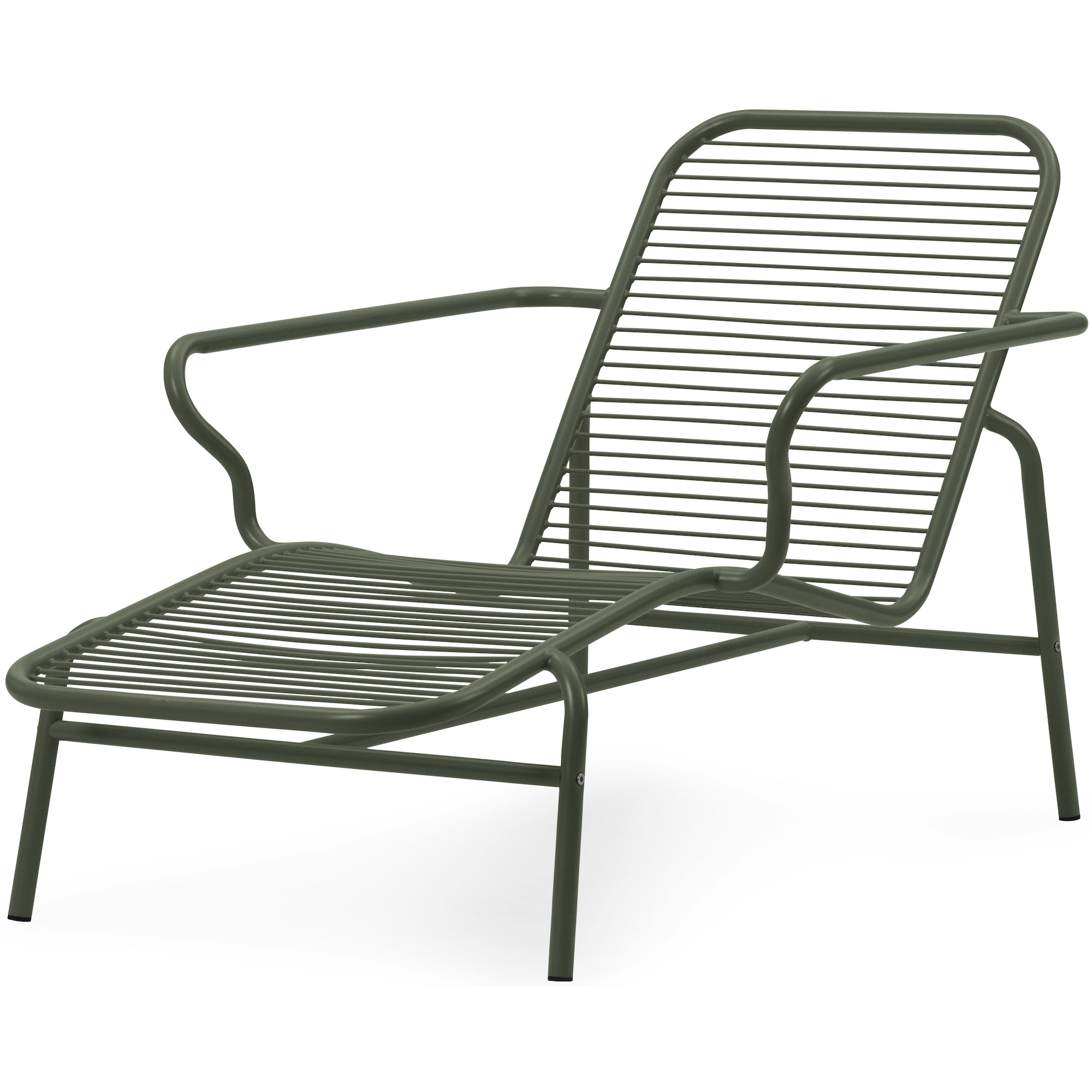 Chaise Longue Vig – Vert foncé - Normann Copenhagen