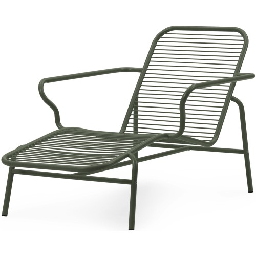 Vig Chaise Longue – Dark green - Normann Copenhagen