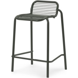 Vig Low barstool – Dark green - Normann Copenhagen