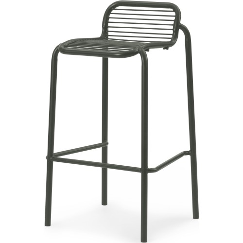 Tabouret de bar haut Vig – Vert foncé - Normann Copenhagen