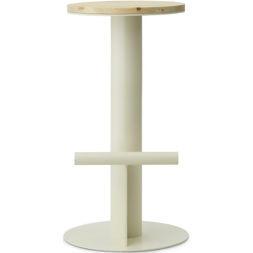 Pole bar stool - High - Sand - Normann Copenhagen