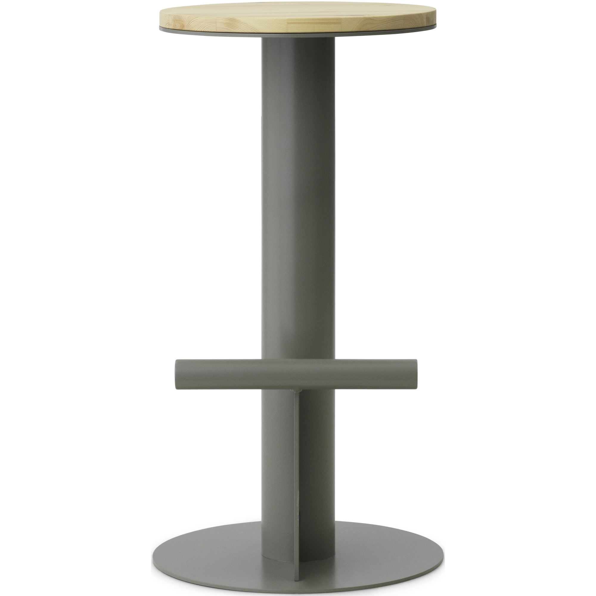 Tabouret de bar Pole – Haut – Gris - Normann Copenhagen