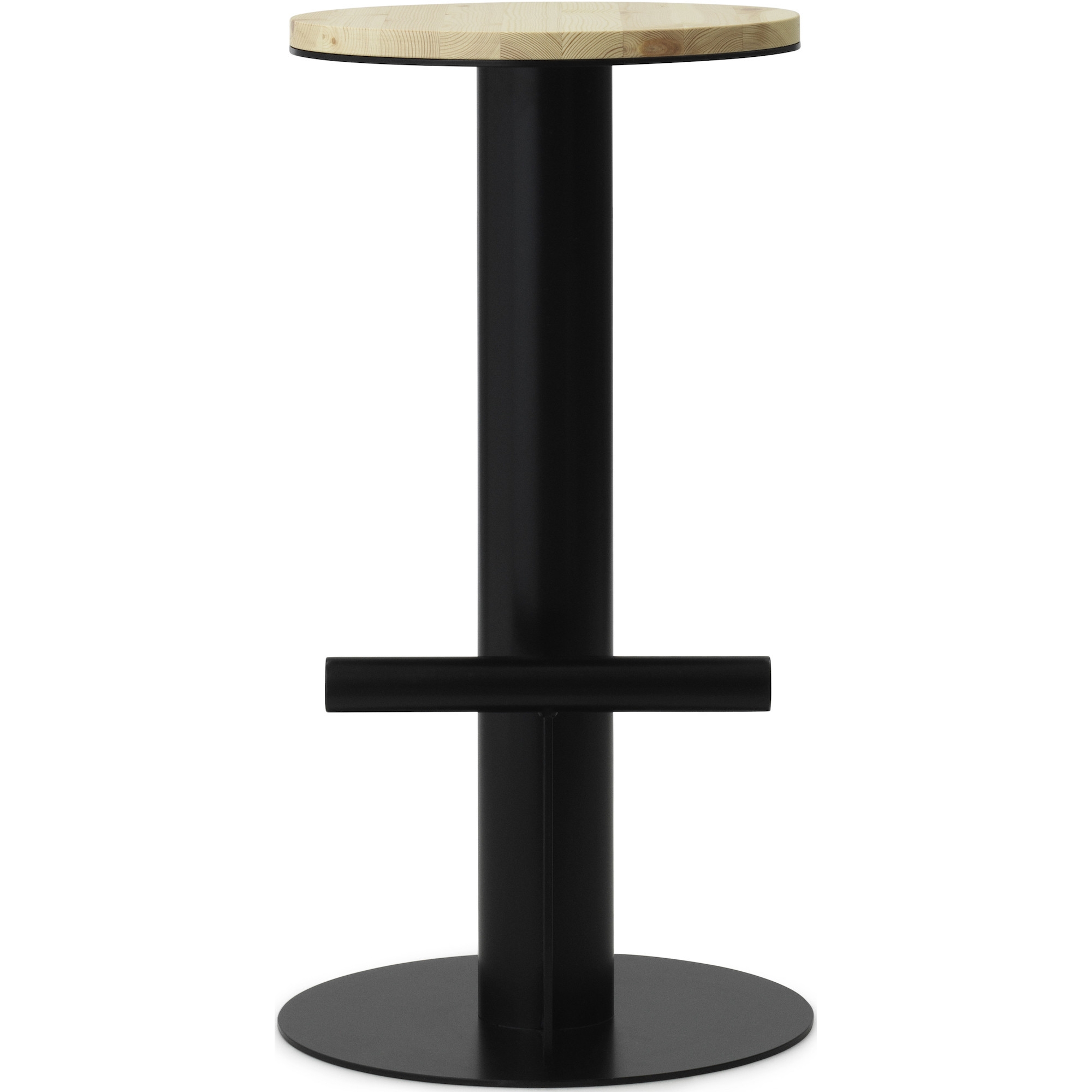 Pole bar stool - High - Black - Normann Copenhagen