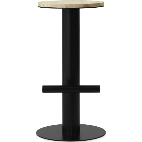 Pole bar stool - High - Black - Normann Copenhagen