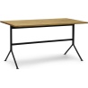 Kip Desk – Black base + lacquered oak - Normann Copenhagen