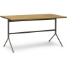 Kip Desk – Grey base + lacquered oak - Normann Copenhagen