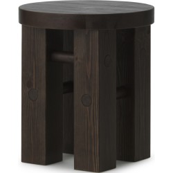 Fyr Stool – Dark brown stained pine - Normann Copenhagen