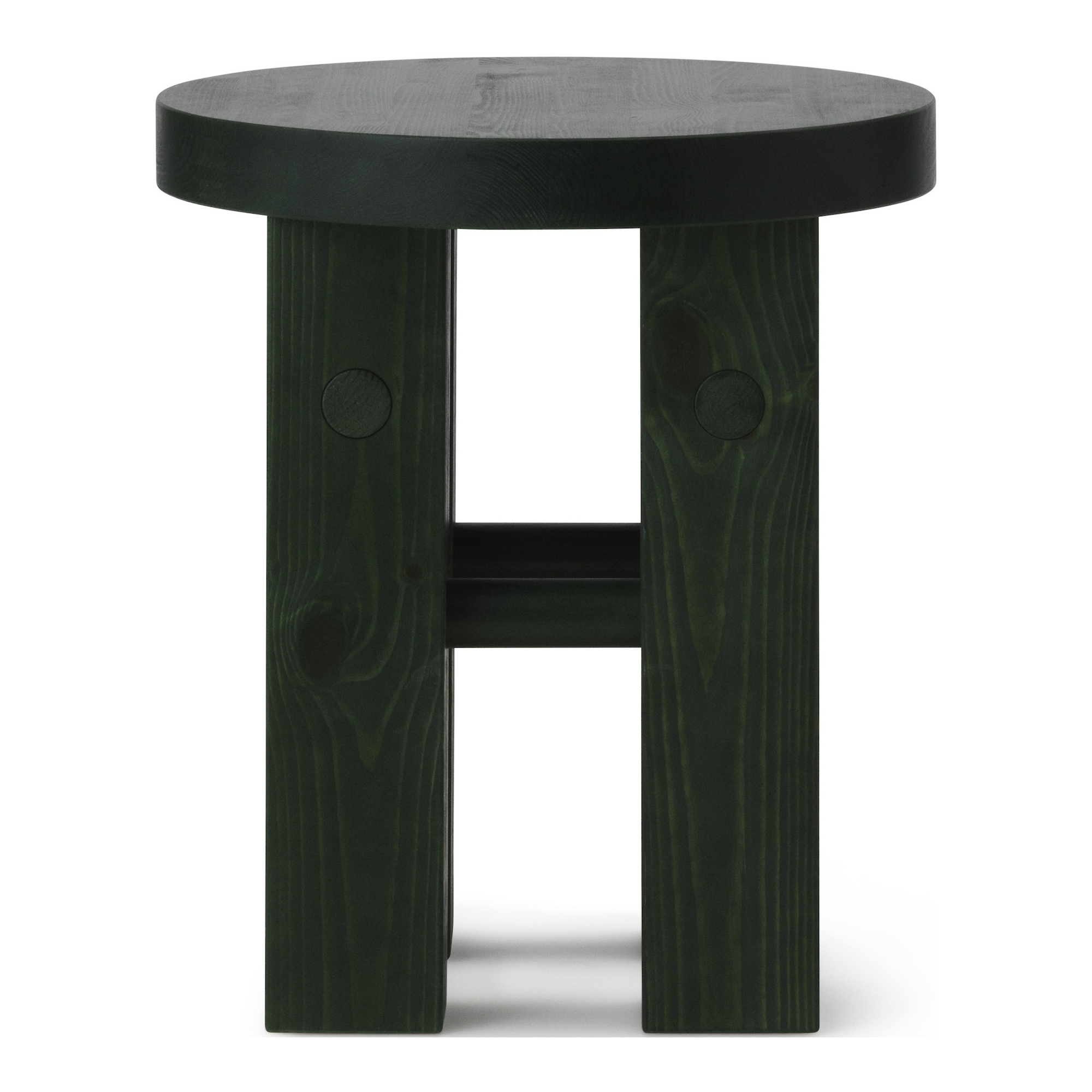 Fyr Stool – Dark green stained pine - Normann Copenhagen