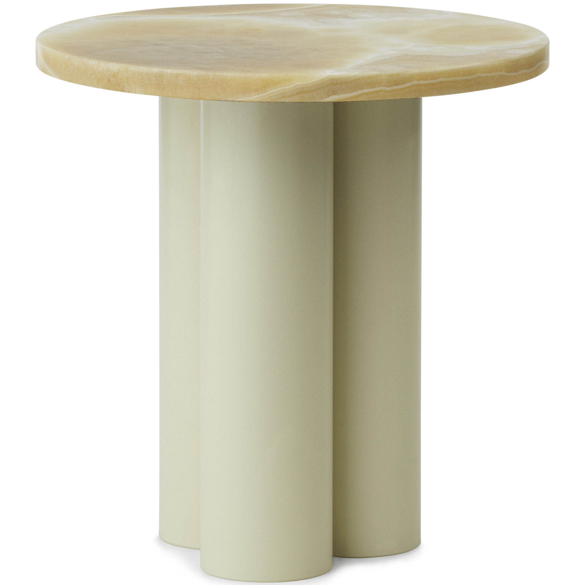 Dit Table – Sand Frame + Honey Onyx Tabletop - Normann Copenhagen