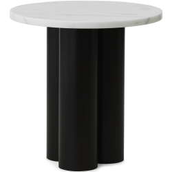 Table Dit – Structure Marron + Plateau White Carrara - Normann Copenhagen