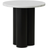 Dit Table – Brown Frame + White Carrara Tabletop - Normann Copenhagen