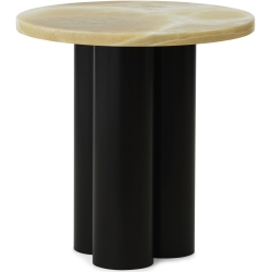 Table Dit – Structure Marron + Plateau Honey Onyx - Normann Copenhagen