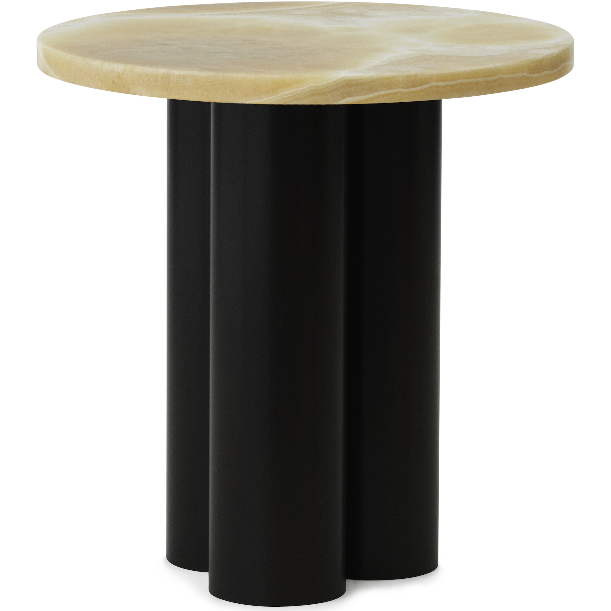 Dit Table – Brown Frame + Honey Onyx Tabletop - Normann Copenhagen