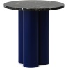 Table Dit – Structure Bright Blue + Plateau Portoro Gold - Normann Copenhagen